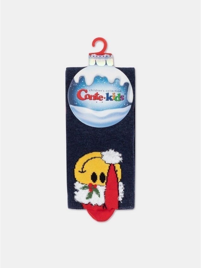 Носки детские CK NEW YEAR (махровая стопа) 23С-64СП, р.16-18, 952 темно-синий - 4