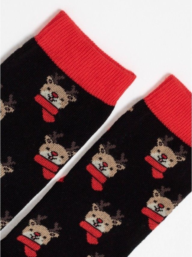 Носки детские CK NEW YEAR 21С-67СП, р.16-18, 908 черный - 3