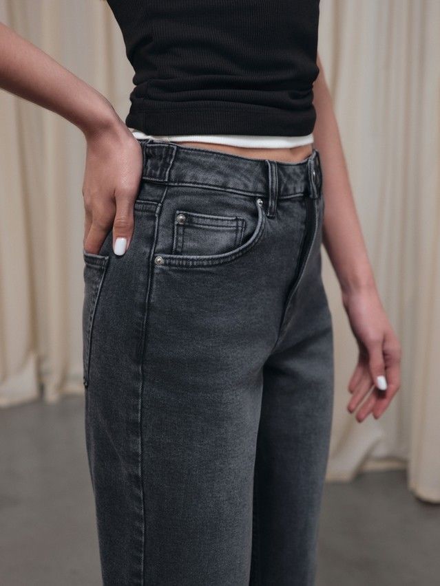 Джинсы женские C CON-847, р.164-90, washed black - 4