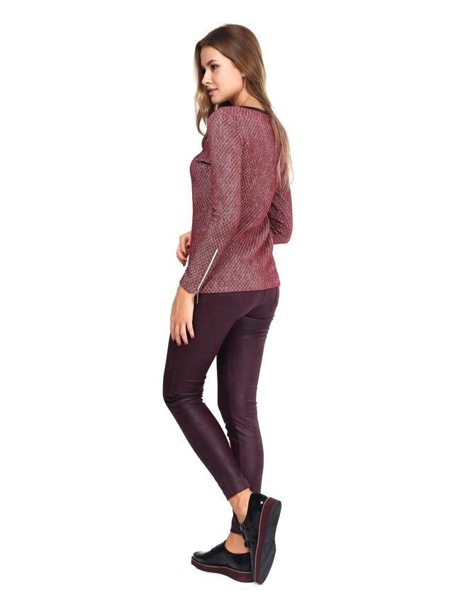 Women's leggings CONTE ELEGANT GLEAM, s.164-90, marsala - 3