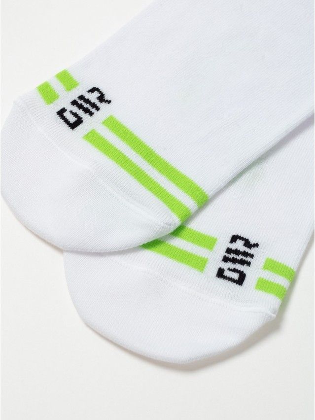 Носки мужские DW ACTIVE (короткие) 23С-85СП, р.25, 195 белый-салатовый - 2