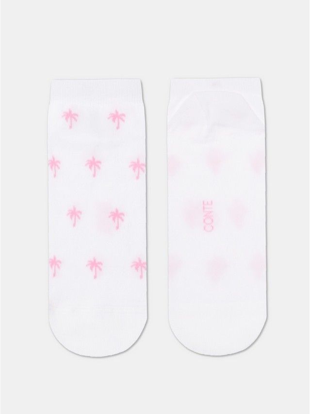 Носки женские хлопковые CE ACTIVE (короткие) 23С-111СП, р.23, 589 белый-розовый - 8