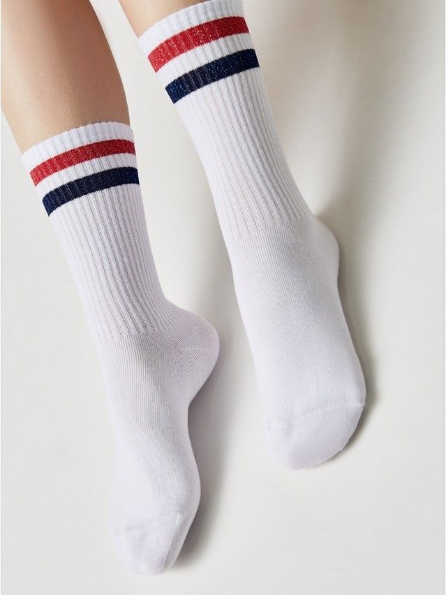 Носки женские хлопковые ACTIVE 19С-65СП, р. 36-37, 157 белый-красный - 4