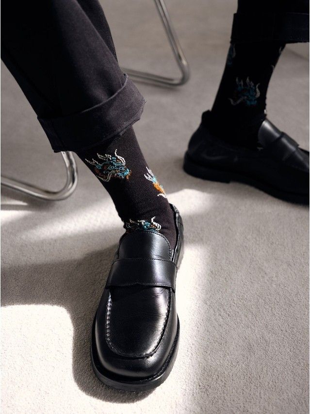 Носки мужские DW HAPPY 17С-151СП, р.25, 192 черный - 1