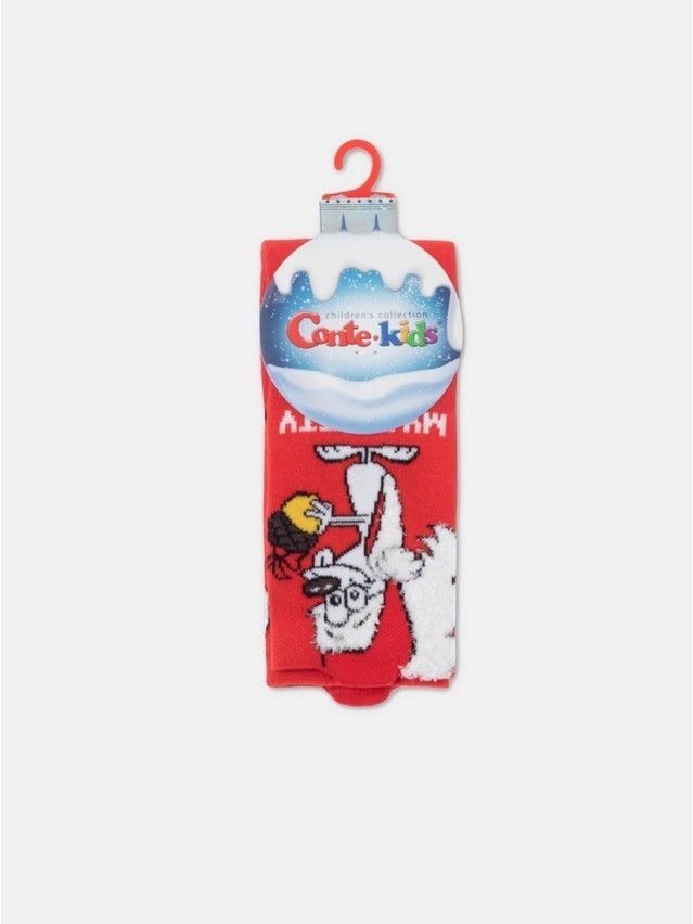 Носки детские CK NEW YEAR 19С-64СП, р.16-18, 911 красный - 4