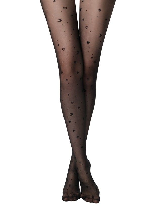 Колготки женские CE FANTASY MOON, р.2, nero - 3