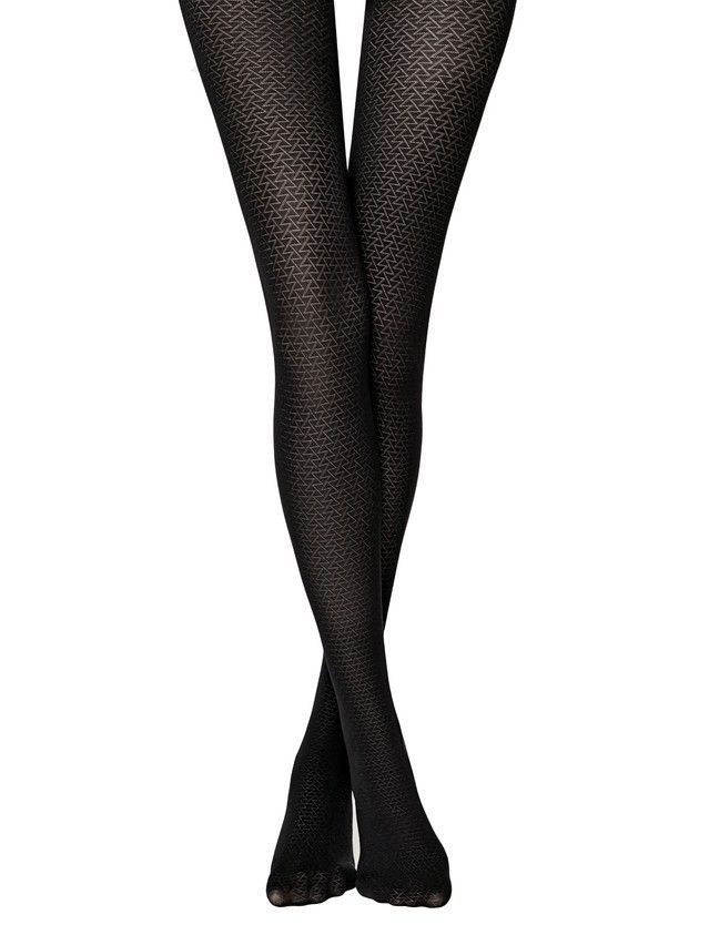 Колготки женские CE FANTASY GRAPHIC, р.2, nero - 5