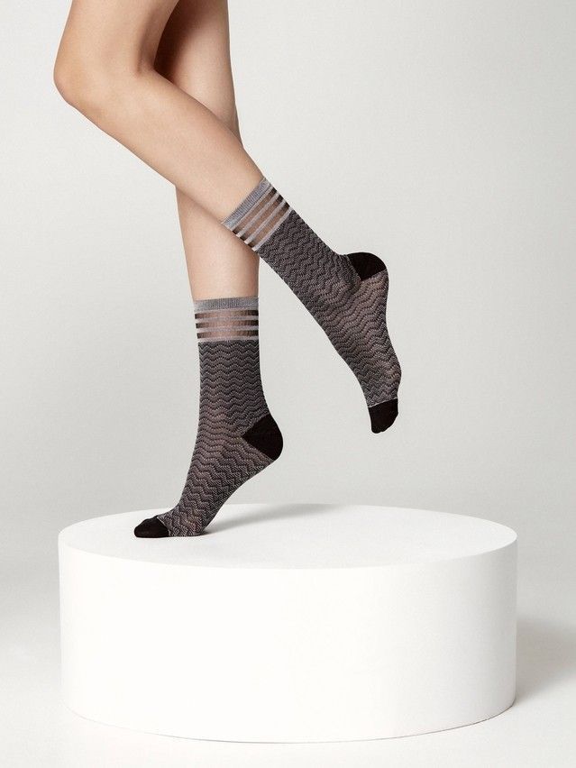 Носки женские вискозные CE FANTASY 19С-179СП, р.36-39, 181 серый - 1