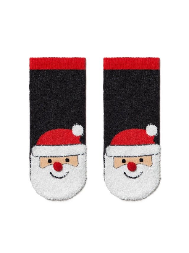 Children's socks Conte-Kids NEW YEAR, s.24-29, 446 black - 1