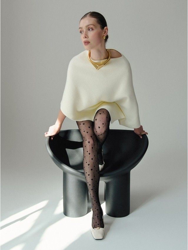 Колготки женские CE FANTASY FEELING, р.2, nero - 2