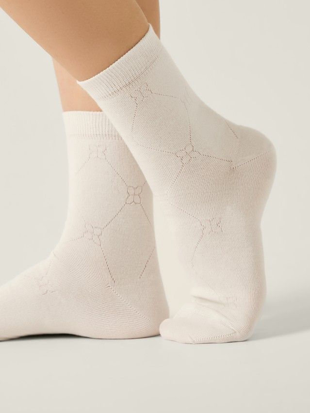 Носки женские хлопковые CE CLASSIC 7С-22СП, р.23-25, 686 молочный - 2
