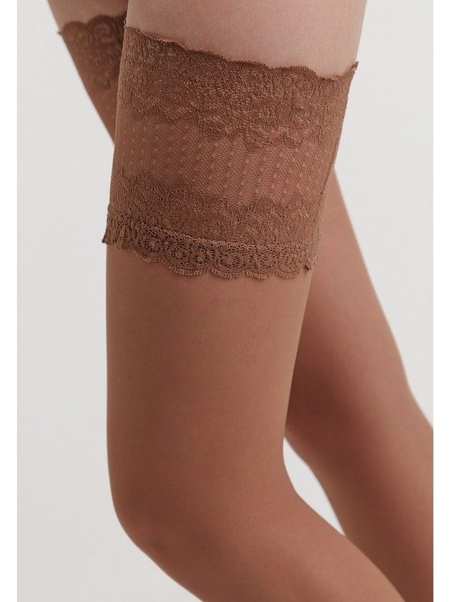 Women's stockings CONTE ELEGANT FLAME, s.23-25 (1/2),bronz - 1