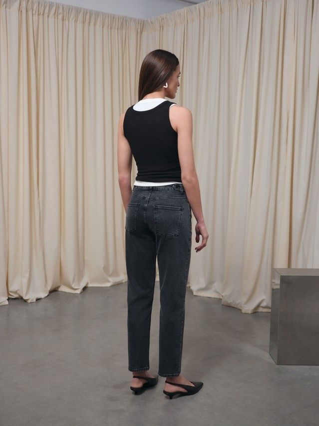 Джинсы женские C CON-847, р.164-90, washed black - 5