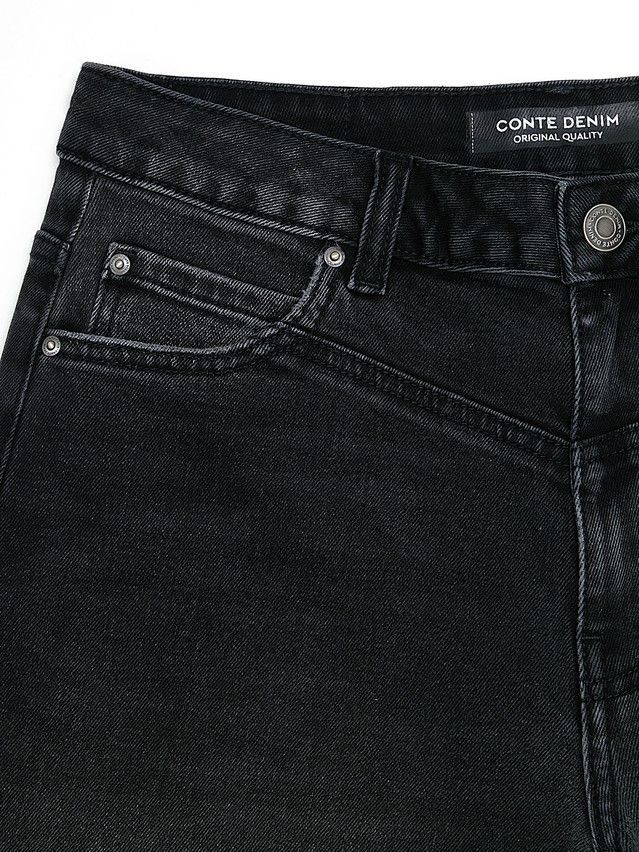 Джинсы женские C CON-801, р.164-90, washed black - 11