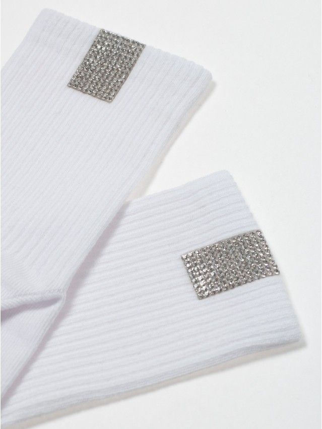 Носки женские хлопковые CE CLASSIC (с декором) 22С-41СП, р.23, 419 белый - 6