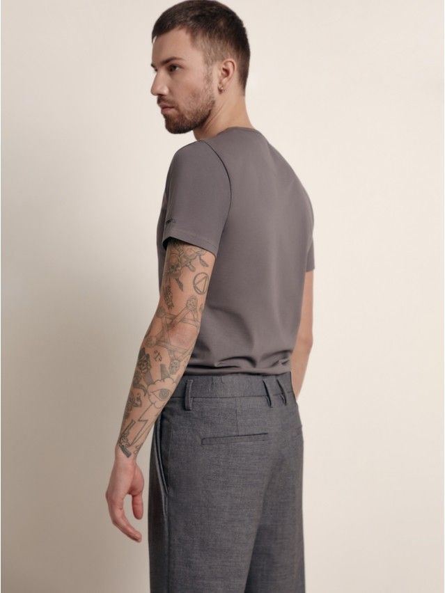 Футболка DW BASIC MF 309-10, р.170,176-100, graphite - 3