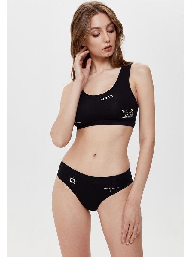 Women's bustier CONTE ELEGANT TATTOO STYLE LBE 1477, s.170-84, black - 2