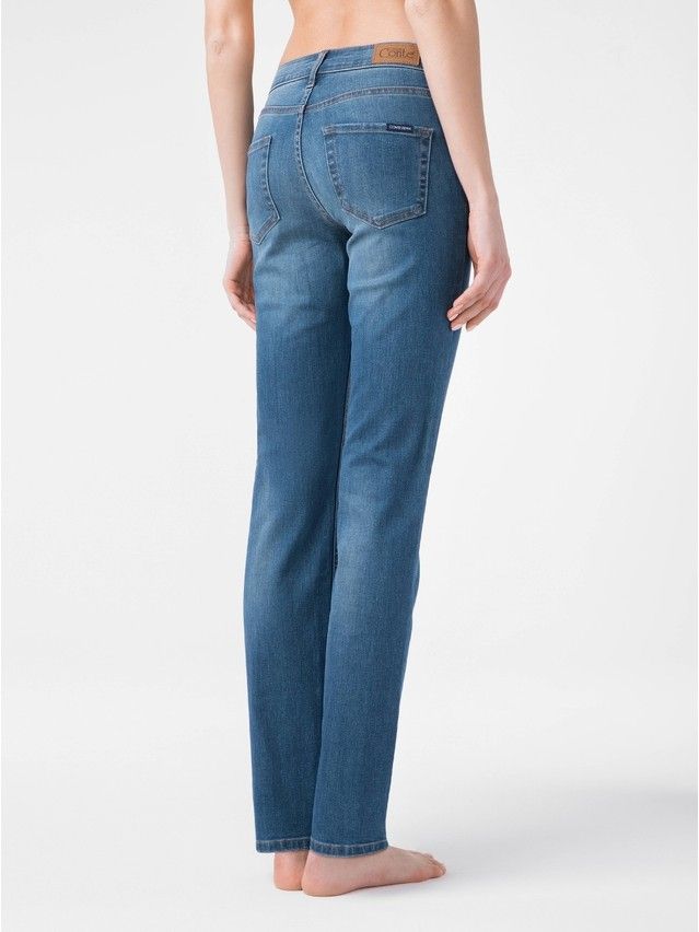 Denim trousers CONTE ELEGANT CON-154, s.170-102, mid stone - 2