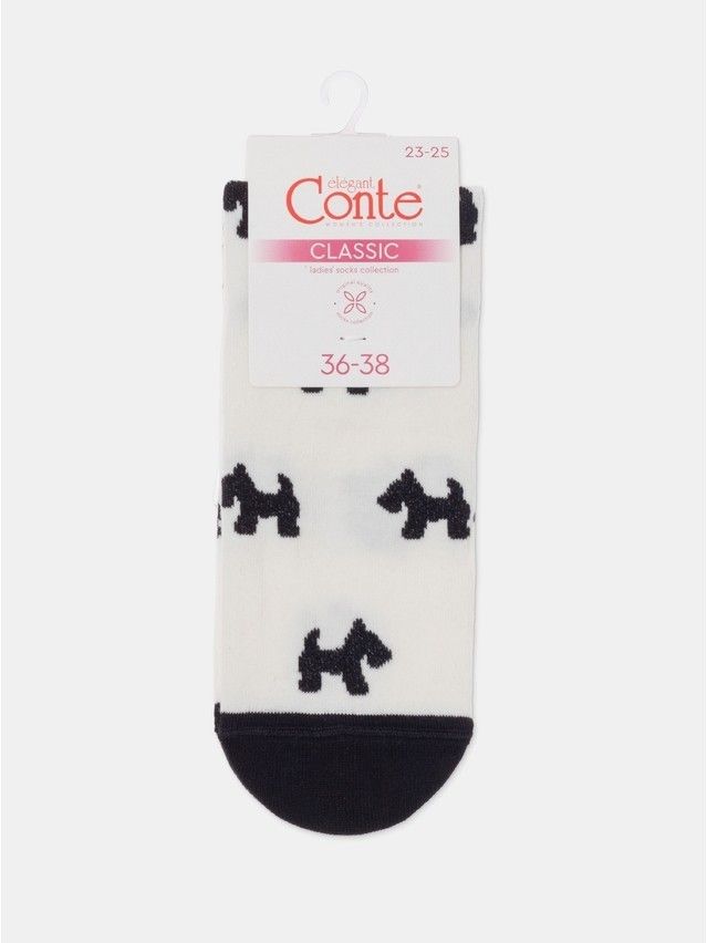 Носки женские хлопковые CE CLASSIC 7С-22СП, р.23-25, 587 молочный - 10