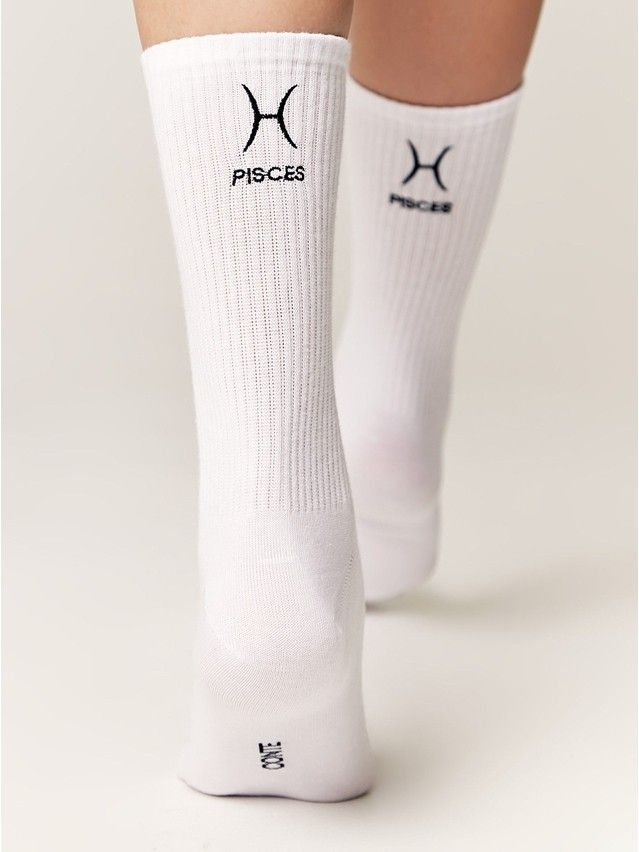 Носки женские хлопковые C FANTASY (с вышивкой) 24С-77СП, р.23-25, 635 белый - 2