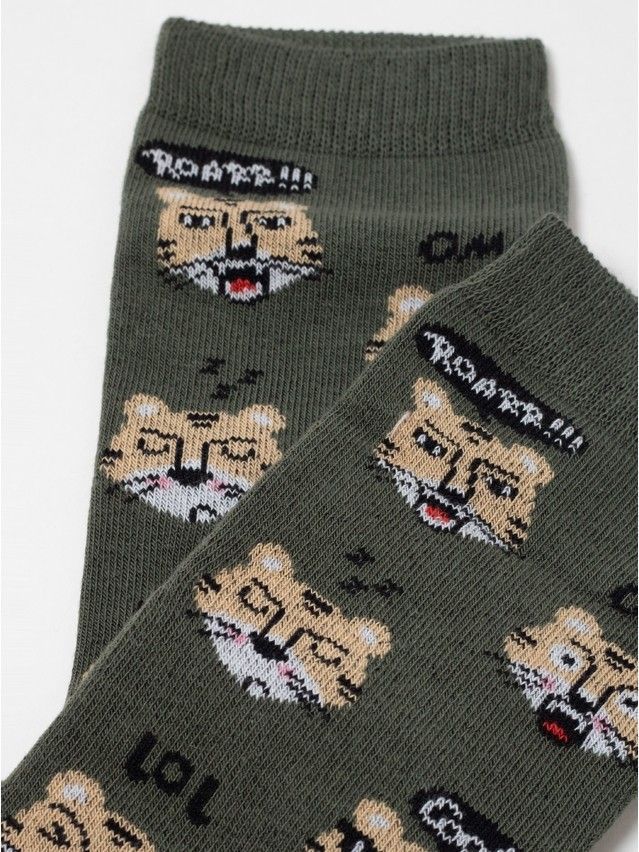 Носки детские CK NEW YEAR 21С-61СПА, р.20-22, 657 хаки - 3