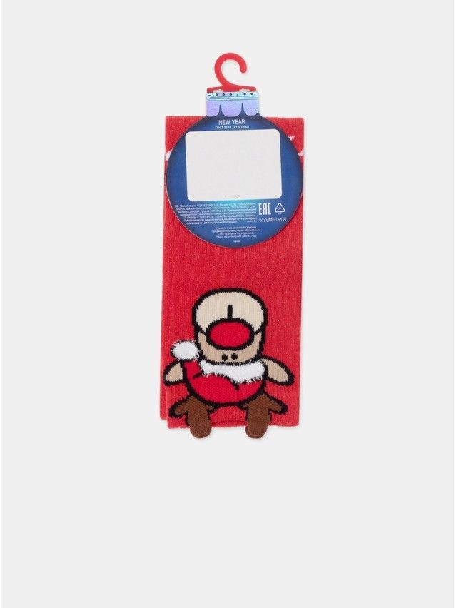 Носки детские CK NEW YEAR 23С-49СП, р.20-22, 163 красный - 8