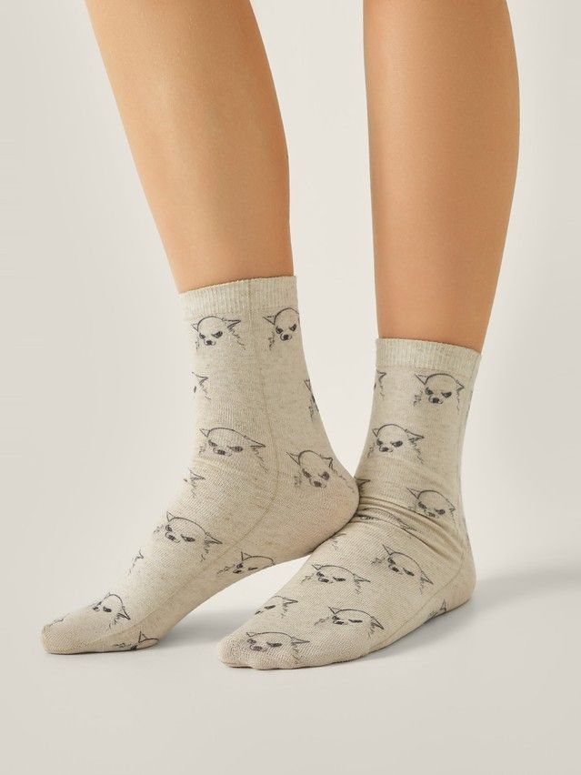 Носки женские CE FANTASY 20С-107/1СП, р.23-25, 744 бежевый - 1