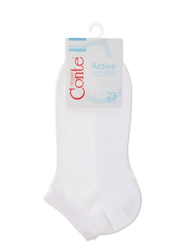 Носки женские хлопковые CE ACTIVE 21С-191СП, р.23-25, 277 белый - 3