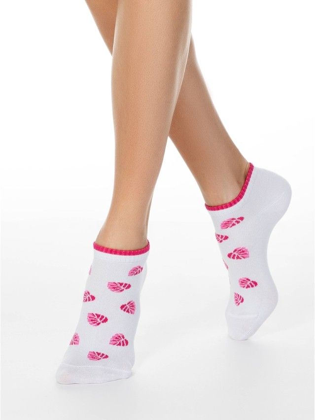 Носки хлопковые CLASSIC (короткие) 7С-34СП, р. 36-37, 185 белый - 1