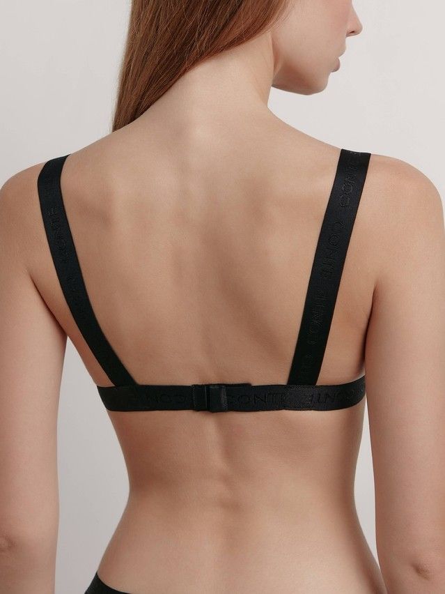 Women's bustier CONTE ELEGANT TIE DYE RIB LBE 1912, s.170-84, black - 2