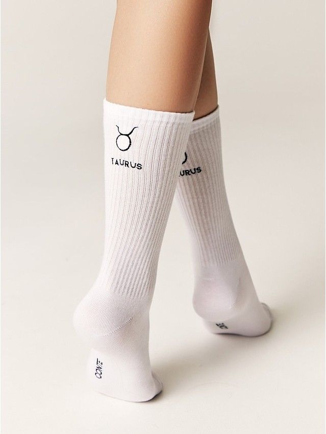 Носки женские хлопковые C FANTASY (с вышивкой) 24С-77СП, р.23-25, 637 белый - 4