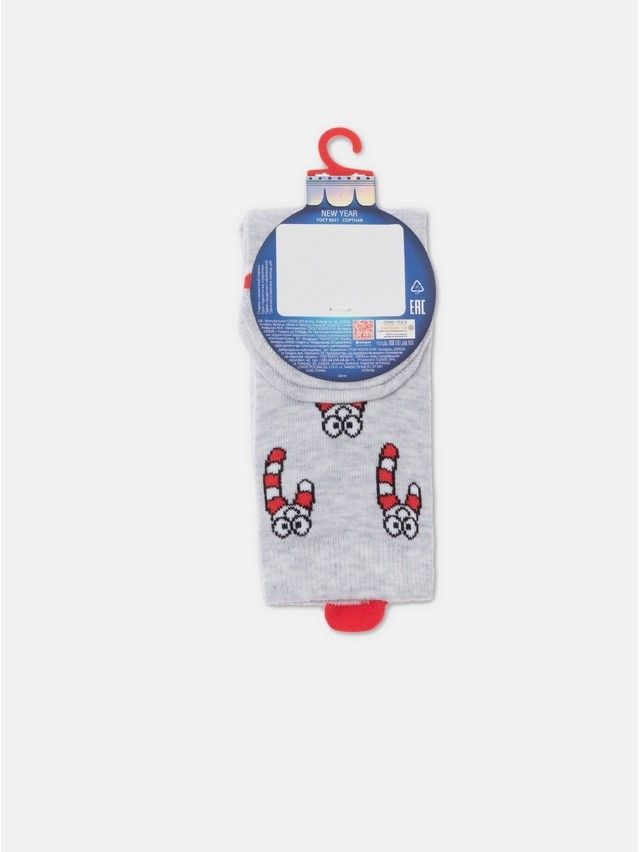 Носки детские CK NEW YEAR 21С-67СП, р.16-18, 907 светло-серый - 5