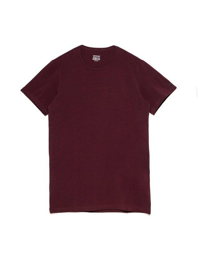 Футболка DW BASIC MF 309-10, р.170,176-100, bordo - 5