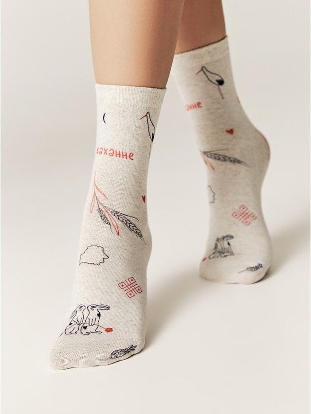 Носки женские CE FANTASY 20С-107/1СП, р.23-25, 641 бежевый - 4