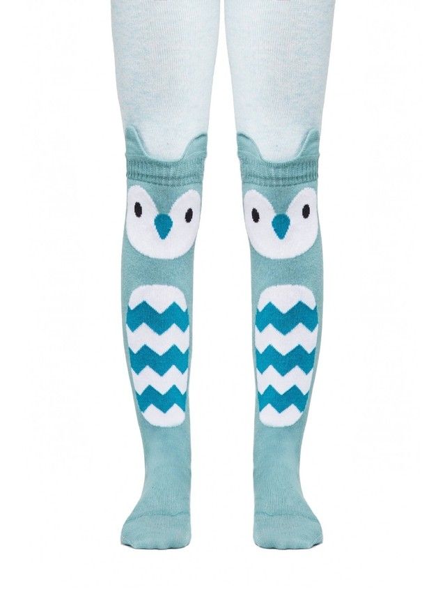 Children's tights CONTE-KIDS TIP-TOP, s.104-110 (16),447 pale turquoise - 1