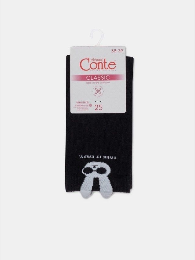 Носки женские хлопковые CE CLASSIC 17С-183СП, р.23-25, 540 черный - 6
