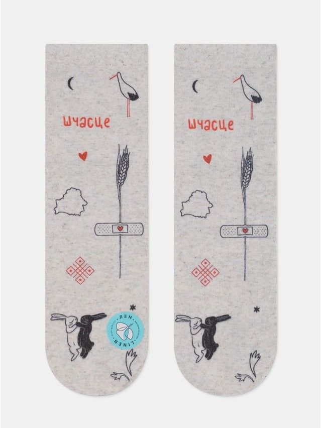 Носки женские CE FANTASY 20С-107/1СП, р.23-25, 640 бежевый - 5