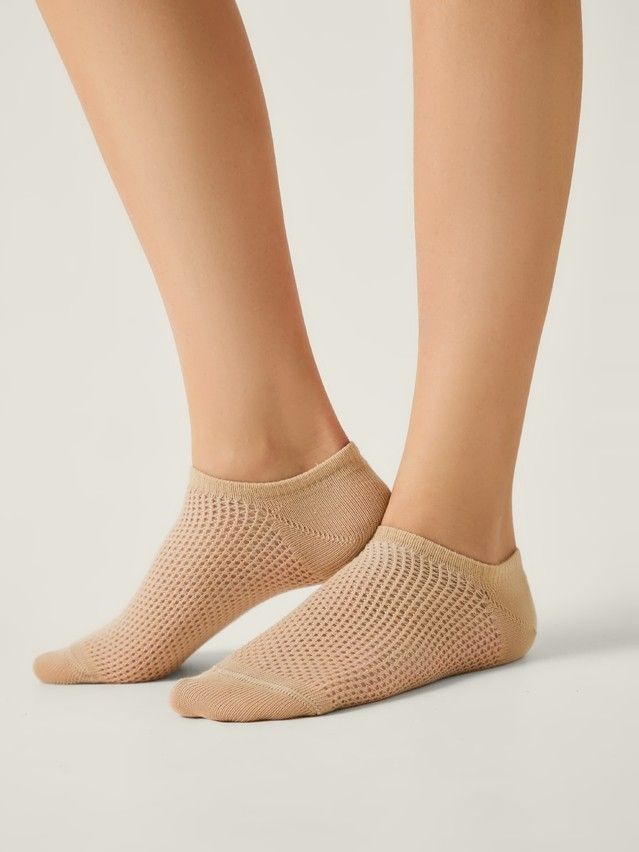 Носки женские хлопковые CE ACTIVE (ультракороткие) 24С-76СП, р.23-25, 618 бежевый - 1