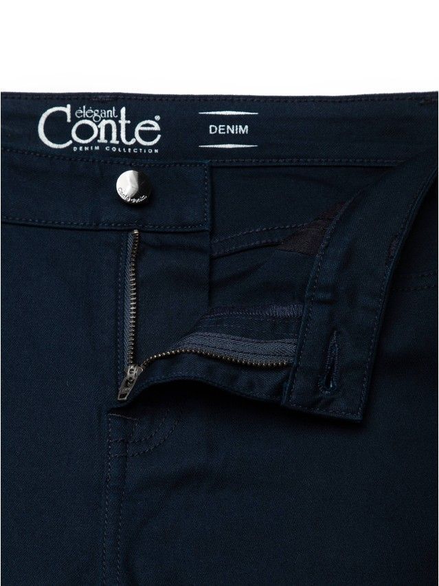 Denim trousers CONTE ELEGANT CON-139B, s.170-102, dark navy - 7