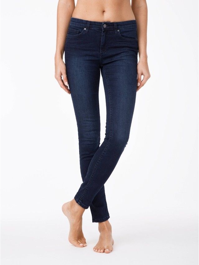 Denim trousers CONTE ELEGANT 623-100D, s.170-102, navy - 1
