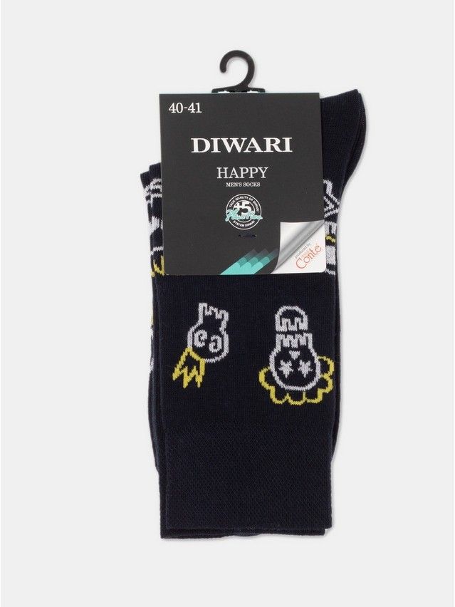 Носки мужские DW HAPPY 17С-151СП, р.25, 165 темно-синий - 5