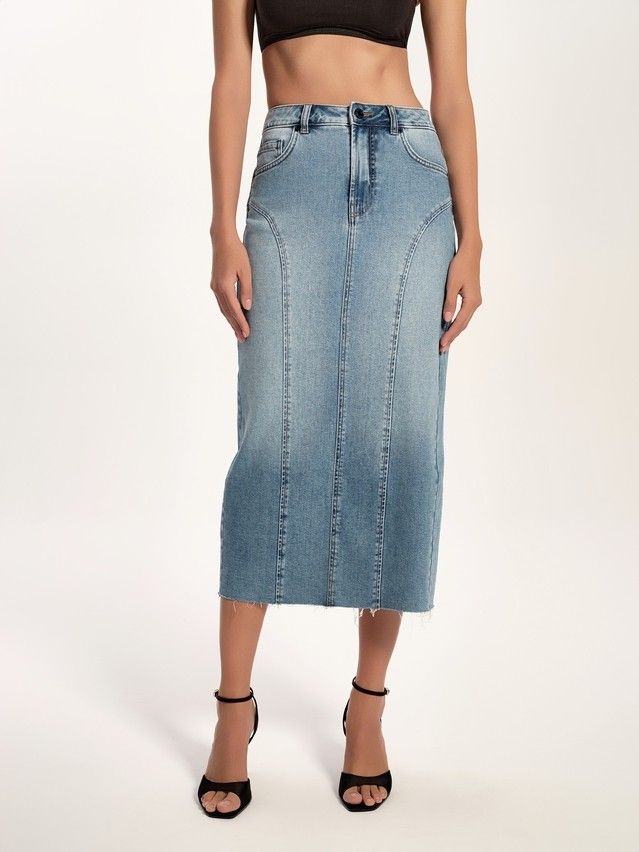 Юбка джинсовая женская CE CON-804, р.170-90, light blue - 4