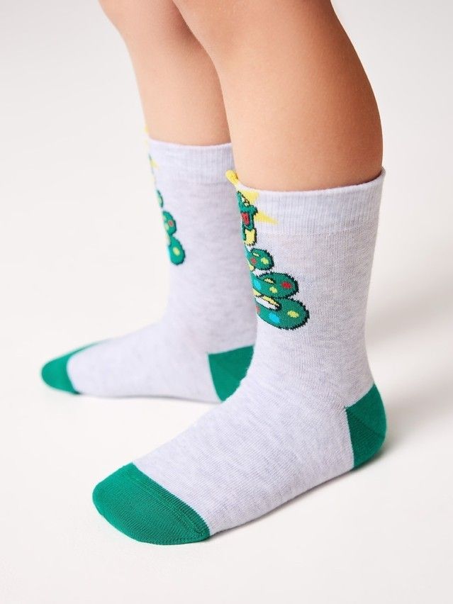 Носки детские CK NEW YEAR 21С-67СП, р.16-18, 175 светло-серый - 2