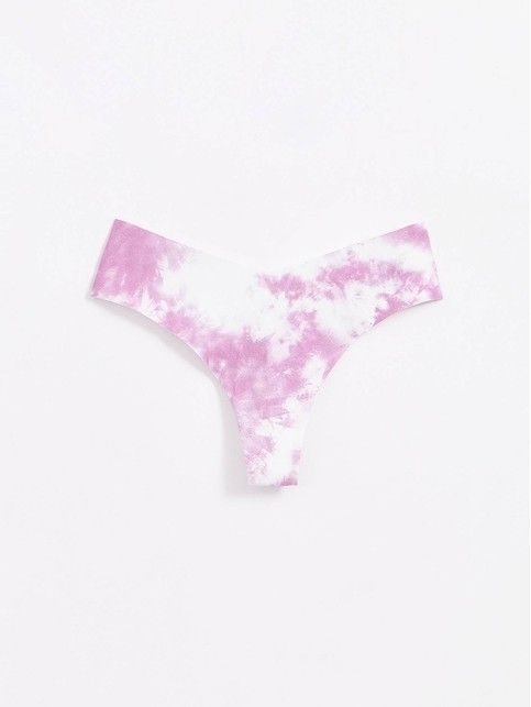 Бесшовные Трусы "бразилиана" с V-образной линией талии TIE DYE LBR 1749