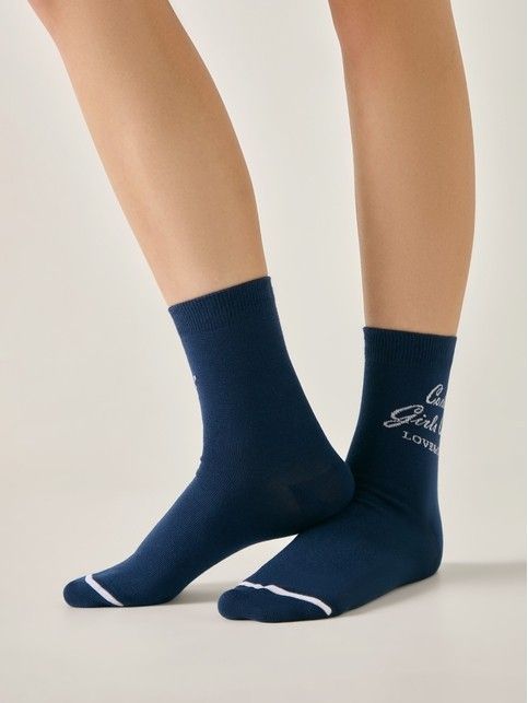 Хлопковые носки CLASSIC с рисунком «Conte girls club»