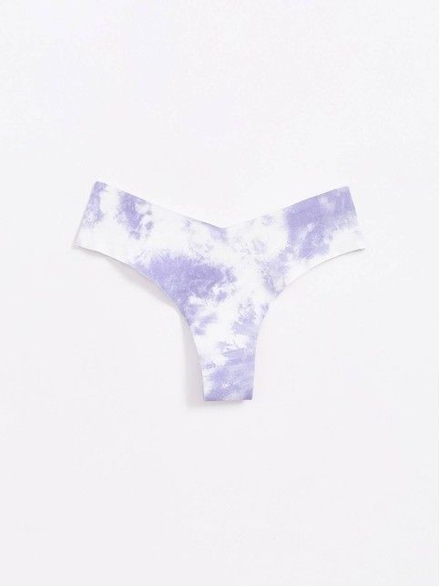 Бесшовные Трусы "бразилиана" с V-образной линией талии TIE DYE LBR 1749