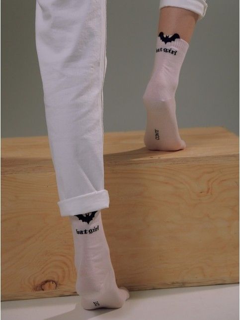 Носки с пикотом «Batgirl»