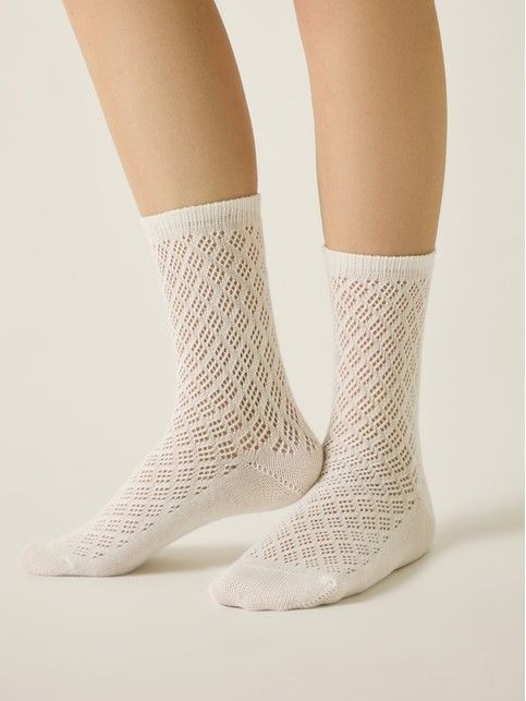 Ажурные носки с хлопком CLASSIC