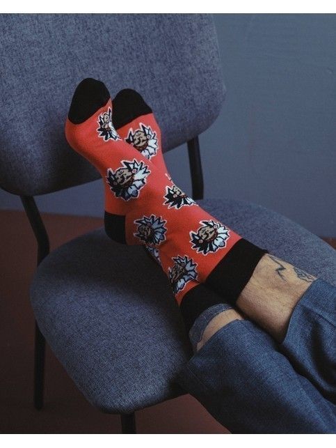 Хлопковые носки HAPPY с рисунком «Индейцы»