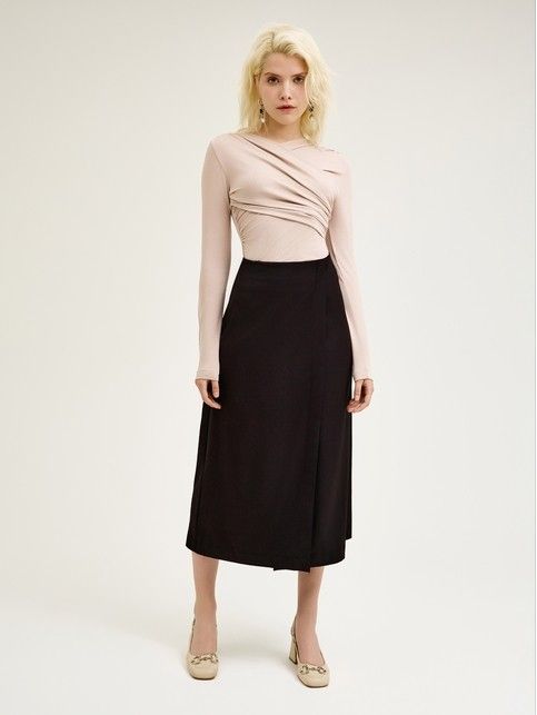 Джемпер на запах из вискозы LD 3298